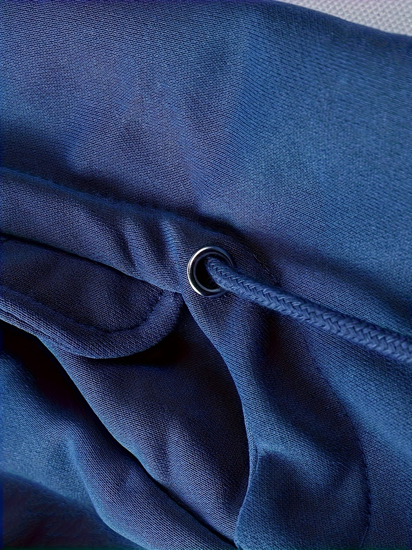 Men's Black Polyester Hoodie - product view 19