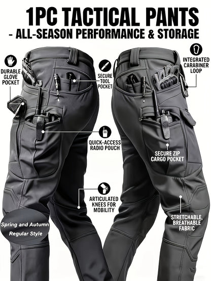 Men's Color A Polyester Cargo Cargo Pants - product view 13