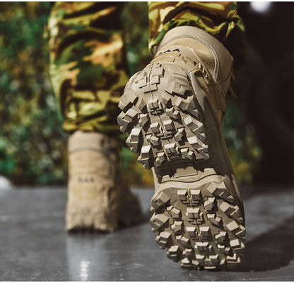 Men's Lightweight Durable High-Top Hiking & Tactical Boots - Multi-Scenario Boots for Outdoor Jungle Hiking & Operational Use. Slip-resistant And Long-lasting, They're Ideal for All-season Outdoor Hiking, Hunting Gear, And Adventure Travel.