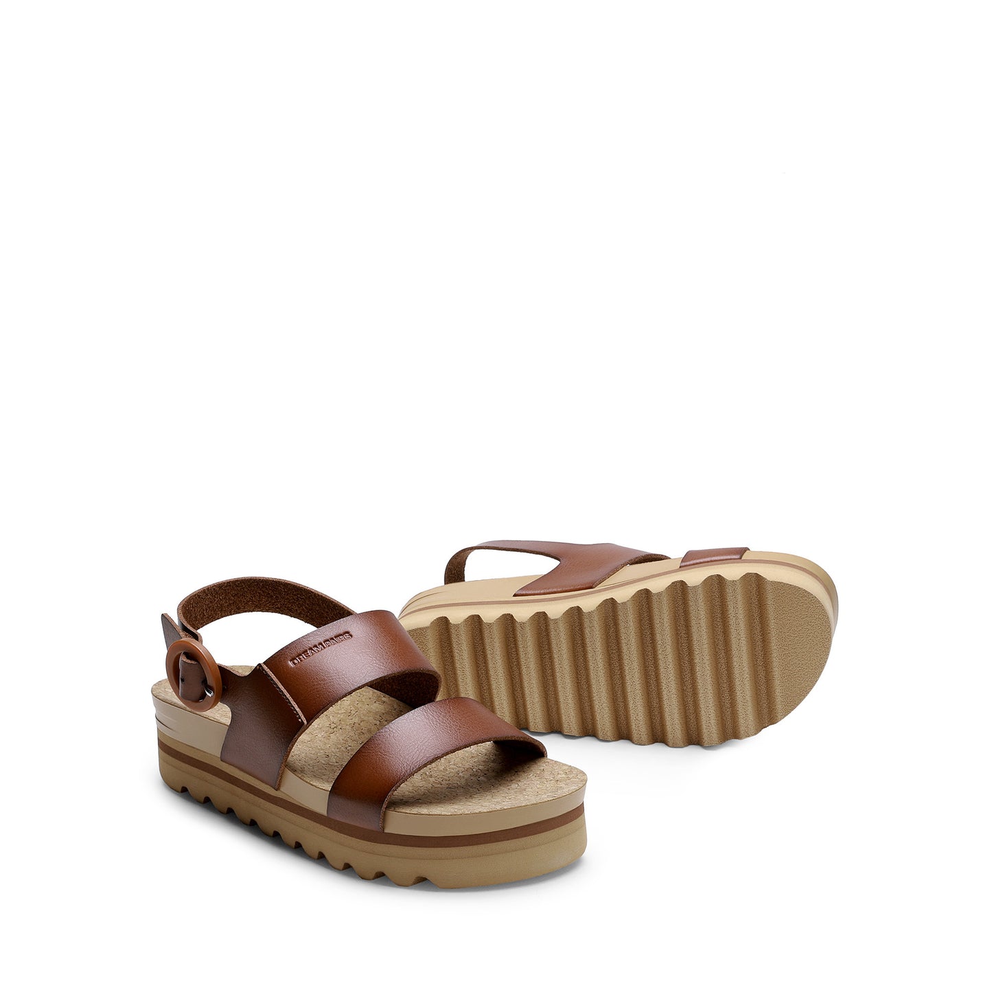 Women's Stylish Platform Espadrille Wedge Sandals Round Toe Summer Causal Shoes Crisscross Band Adjustable Ankle Strap Buckle