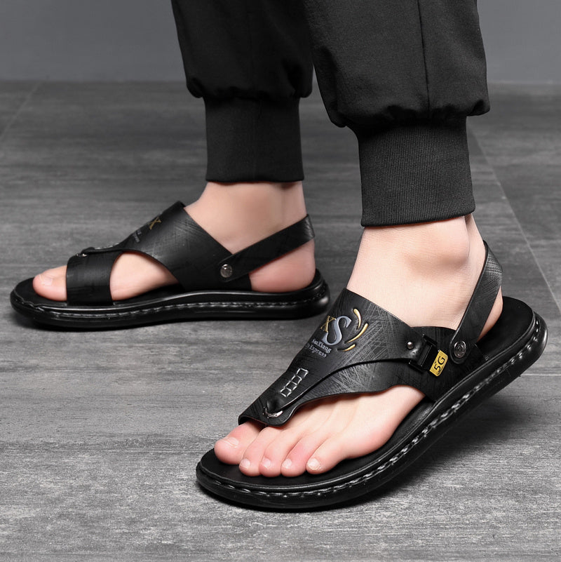 Men'S Comfortable Hiking Sandals, Sports Sandals, Beach Walking Sandals With Arch Support