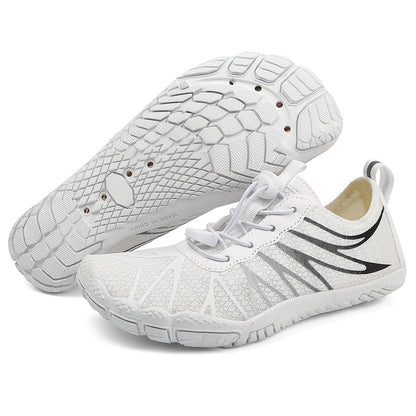HDOXSE Women Quick-Drying Water Shoes | Aqua, Barefoot, Slip-On Soft Beach Shoes, Breathable Lightweight, Comfortable, Suitable for Pool, Beach, Surfing, Walking, Yoga, Swimming, All-Season, Fabric Upper and Insole, Rubber Sole