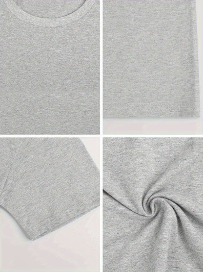 Men'S Red Pattern T-Shirt | Casual Short Sleeve Round Neck, Eye-catching Statement Print, All-Season Comfortable Machine Washable, Simple Fit Top, Plus Size