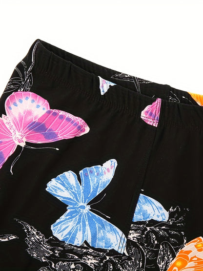 Fashion Printed Leggings For Women No See Through High Stretch Super Soft Leggings Regular