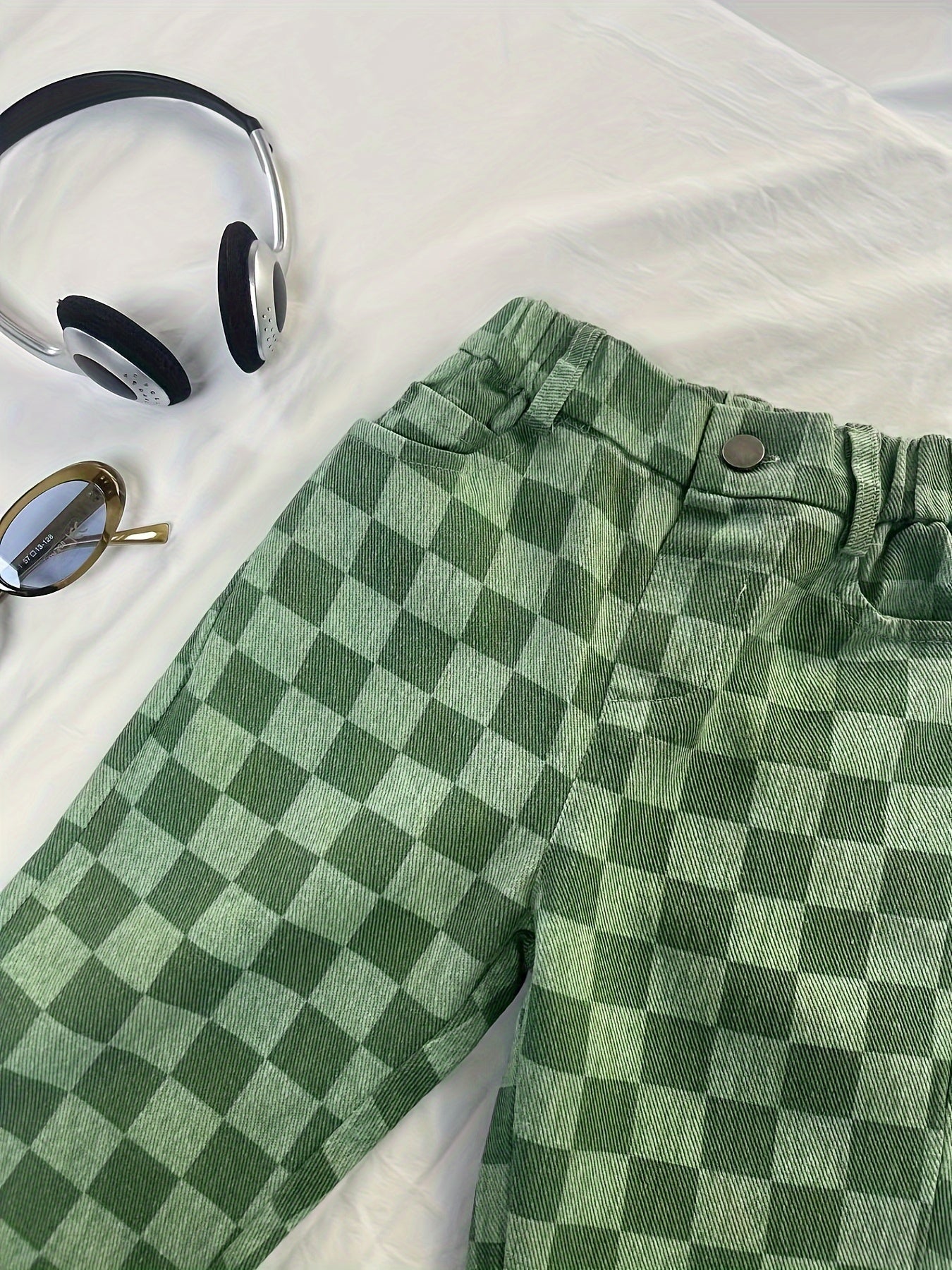 2024 Autumn Winter New Collection Boys And Girls Korean Easy Japanese Trendy Fashion Plaid Long Pant, for Outdoor