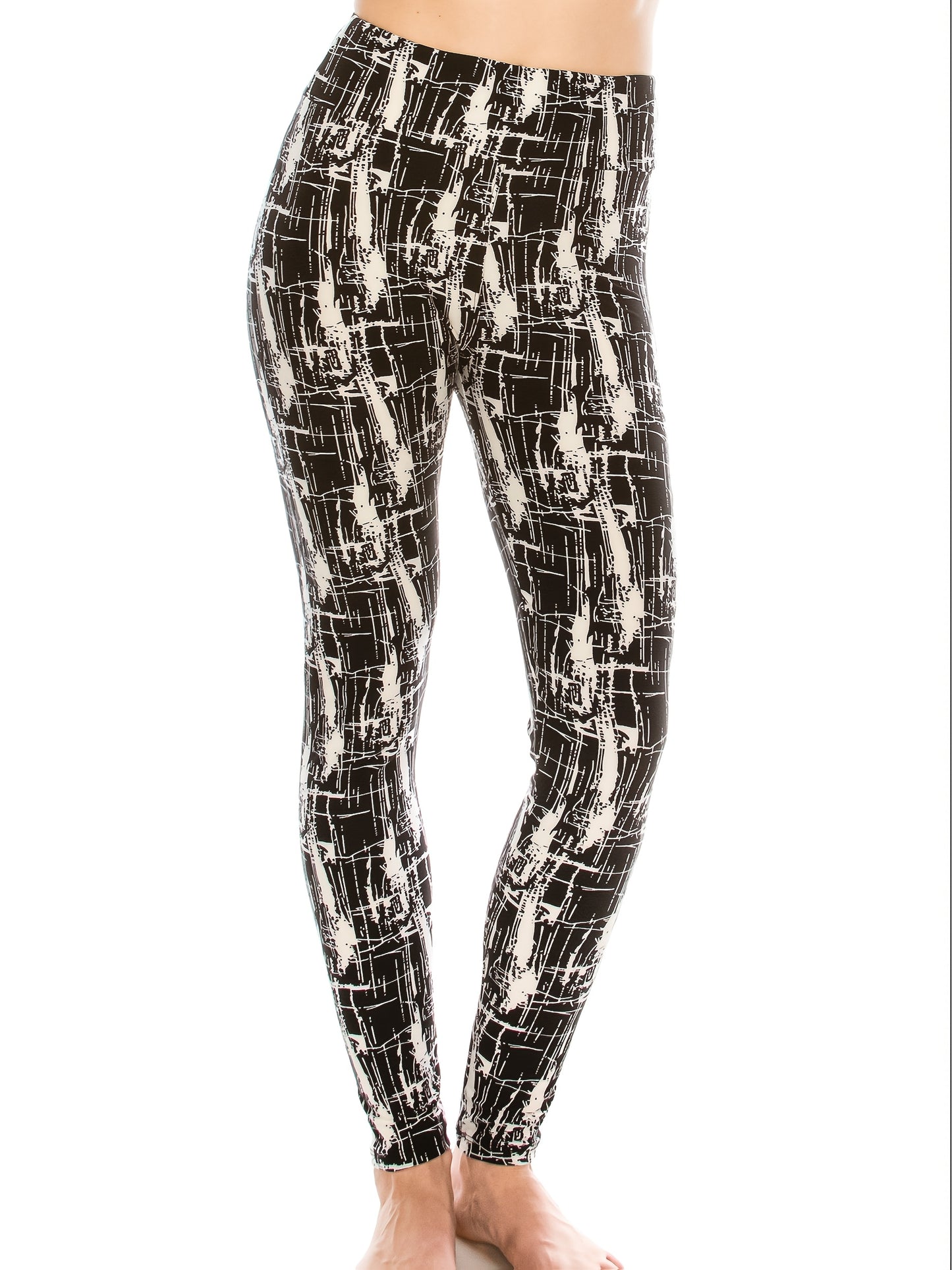 Fashion Printed Leggings For Women No See Through High Stretch Super Soft Leggings Regular