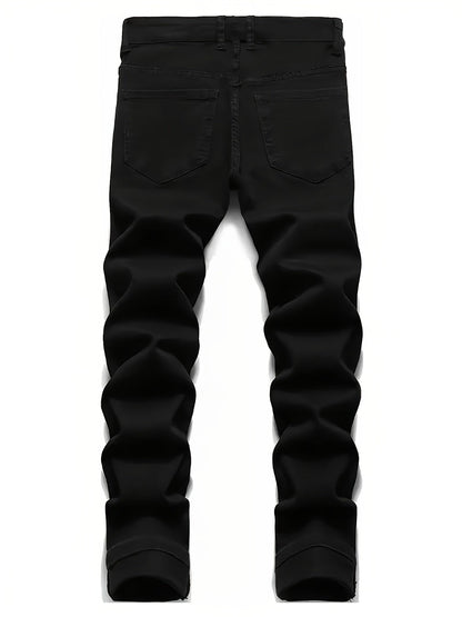 Men's Slim Fit Jeans - Classic Wash Clean Finish Modern