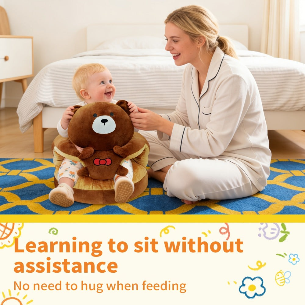 Infant Floor Seat - Plush Back Support Activity Chair