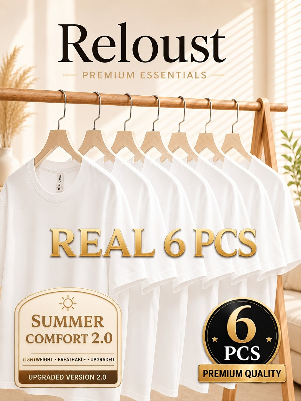 Men's Classic Performance T-Shirt - Crew Neck Short Sleeve Style 6677