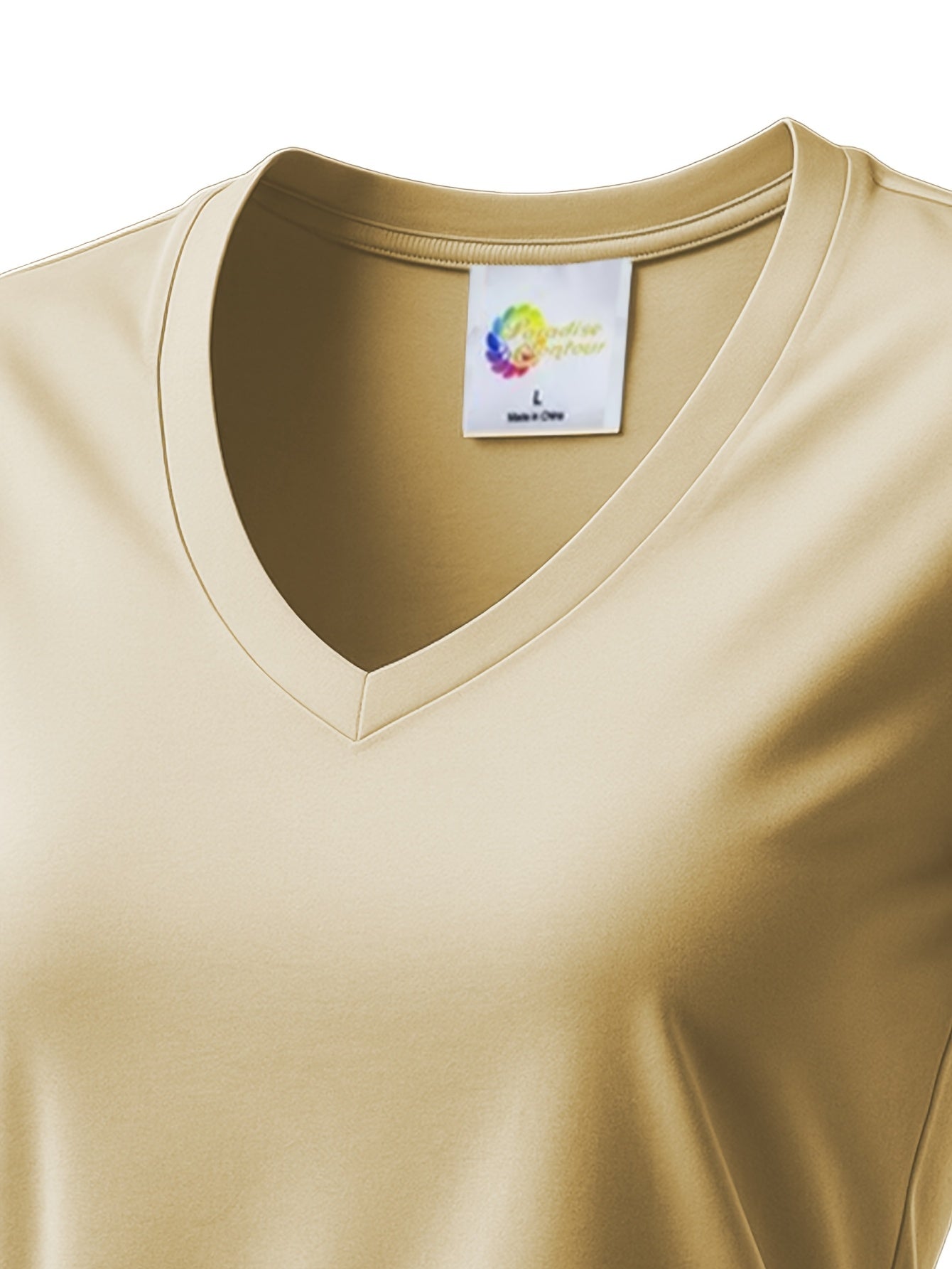 Women'S Soft V-Neck Sports T-Shirt, Cool And Breathable, - Quick-Dry Fabric, Designed for Outdoor Workouts, Comfortable And Versatile Fitness Wear Suitable for Everyday Exercise