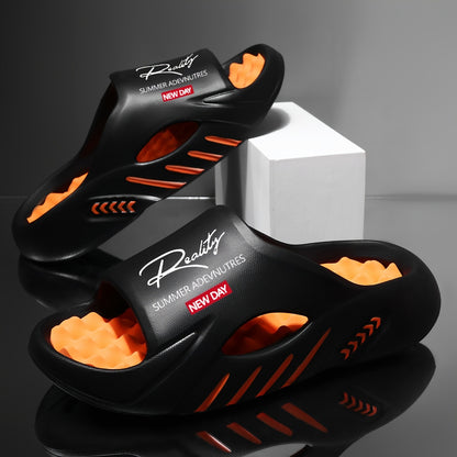 Men'S Summer Sandals, Casual Breathable Sports Sandals, Beach Slippers