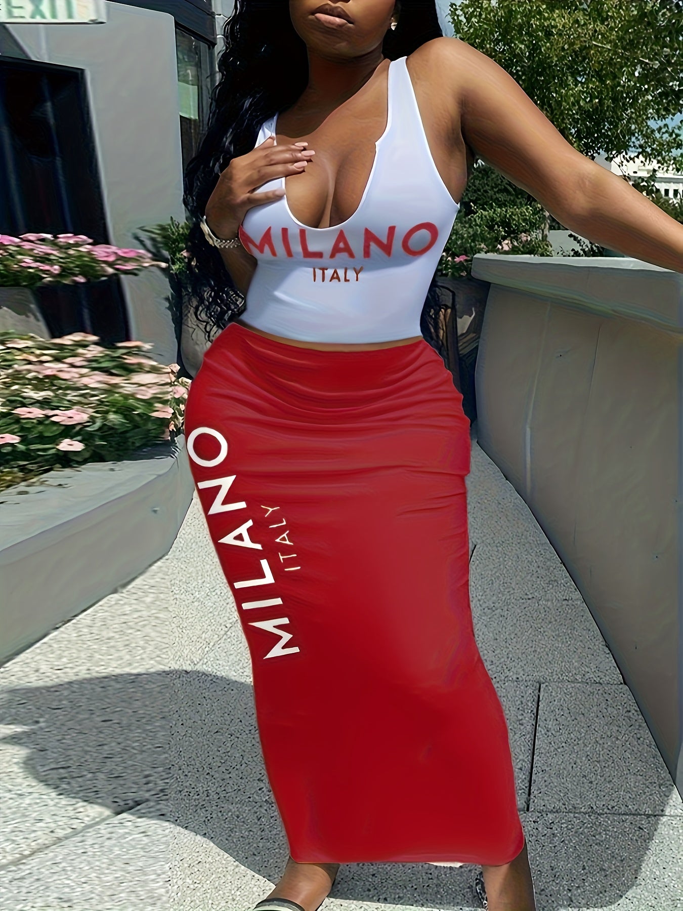 CharmGlow Elegant Sexy Hip Dress Set