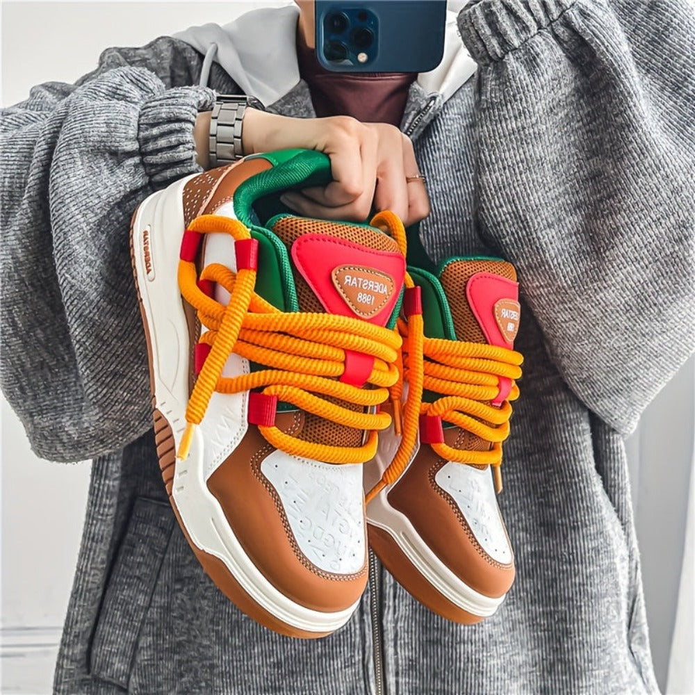 Women's Sneakers – Non-Slip Lace-Up for Active Days