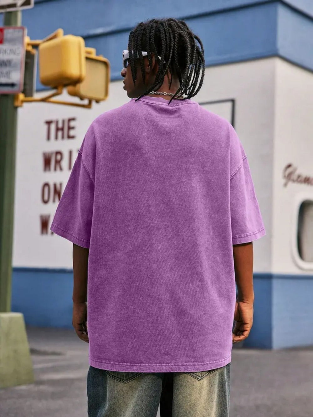 Men's Vintage T-Shirt - Round Neck Short Sleeve Travel Style