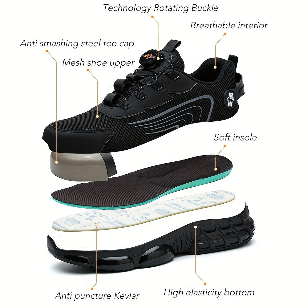 Men's Work & Safety Shoes - Puncture Resistant & Lightweight Design