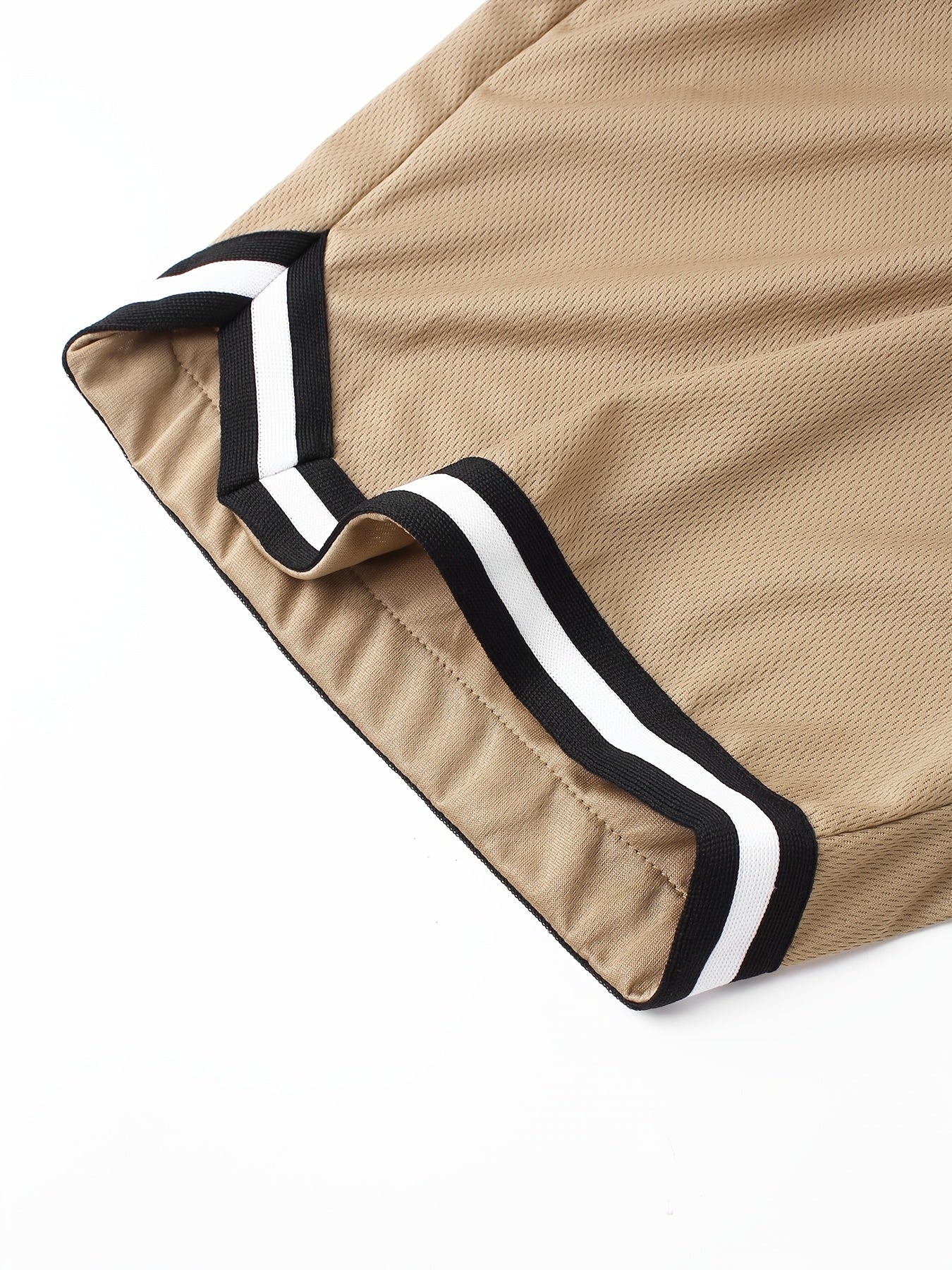 Men's Black + Red + White + Yellow + Green + Khaki Polyester Shorts - product view 20