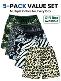 5-Pack Assorted Color Shorts