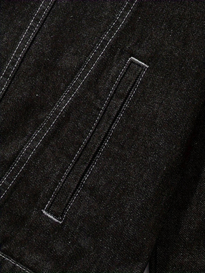 Men's Versatile Denim Pullover Coat Everyday 037