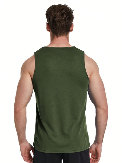 6pcs Men'S Quick Dry Workout Tank Tops Breathable Gym Sleeveless Muscle Shirts For Active Men