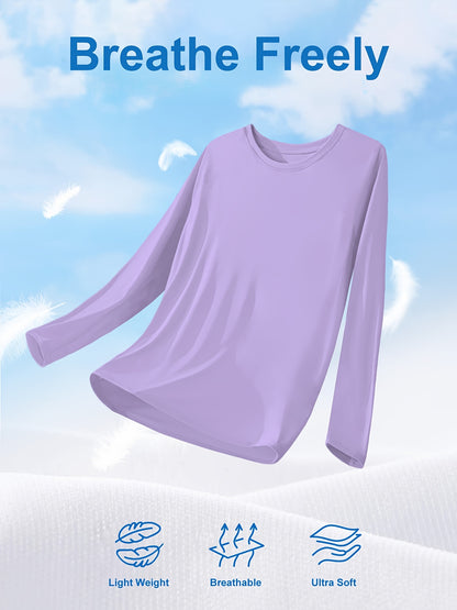 5pcs Women's Quick-drying And Breathable Long-sleeved T-shirt Set, Basic Base Layer for Training, Moisture-wicking, Women's S Tops, Suitable for Casual Attire.