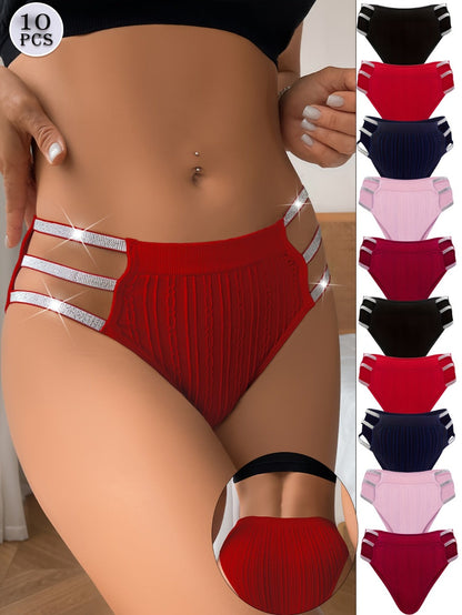 Women's 10-Pack Briefs - Soft Daily Comfort