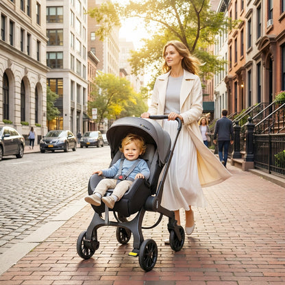Baby Stroller - Portable Foldable Adjustable Travel