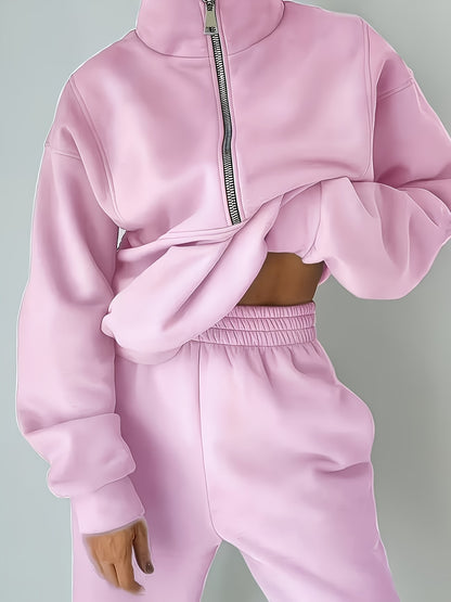Women's 2pcs Sporty Street Casual Fashion Set for Women Women 2pcs Outfits Women's Gym Sportswear Comfortable Clothing, Casual Streetwear, Loose And Elastic Design, Women's Summer Clothing