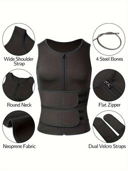 Men's Solid Color Performance Shirt - Sleeveless 983781