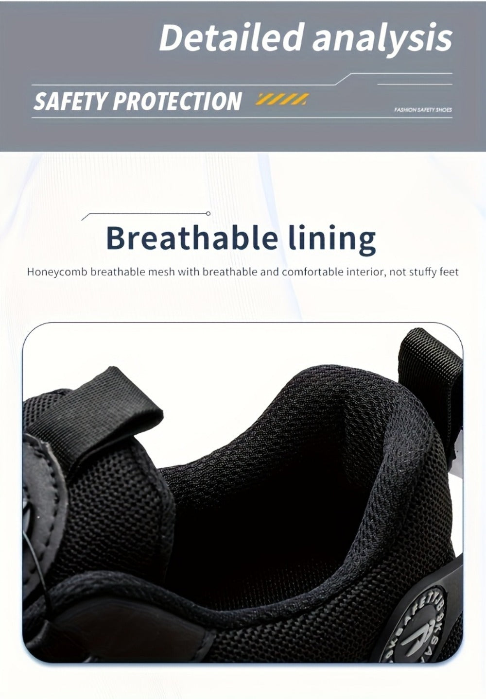 Men's Work & Safety Shoes - Puncture Resistant & Breathable Comfort 176485