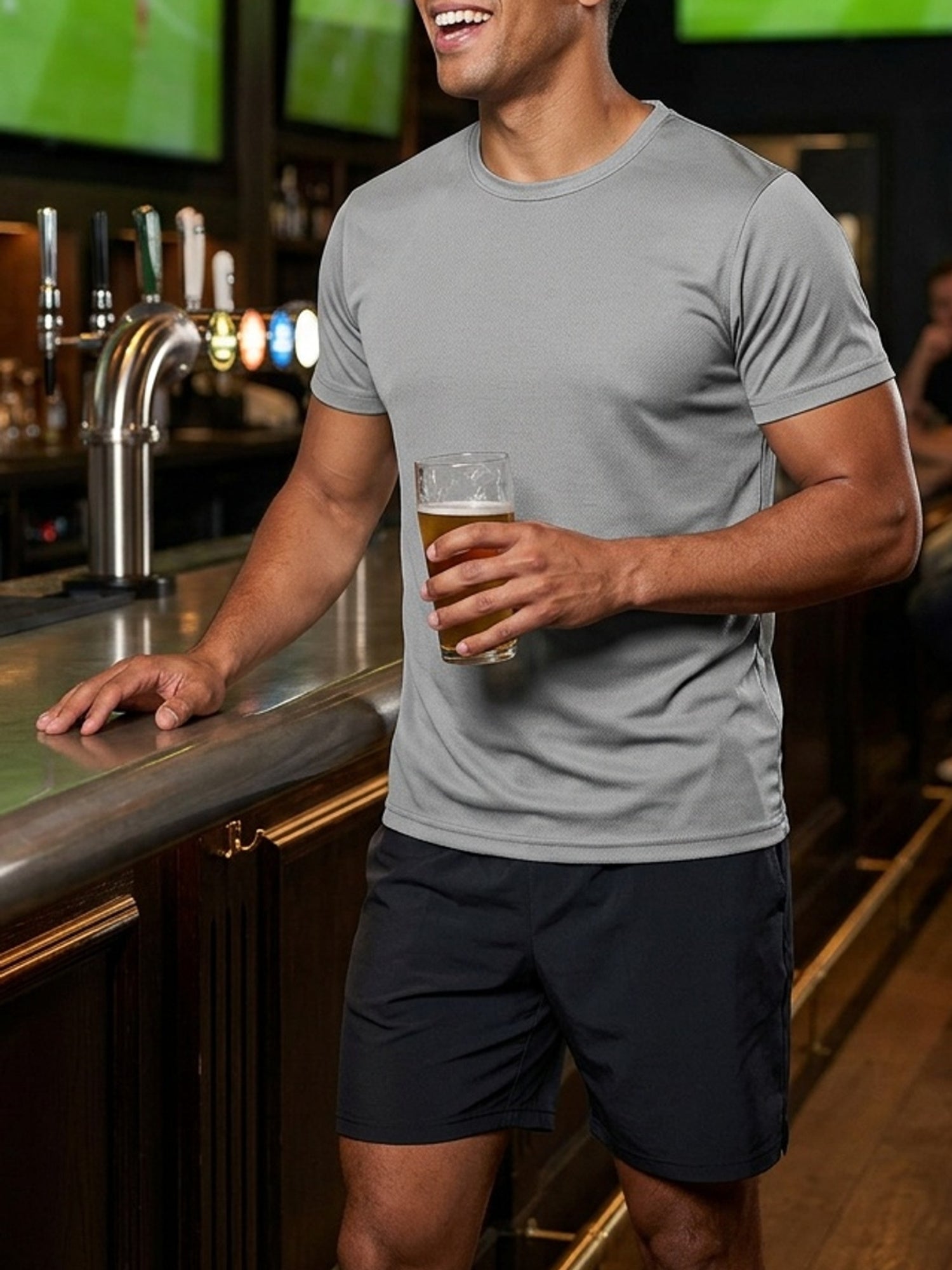 Men's 7-color mixed pack Polyester T-Shirt - product view 17