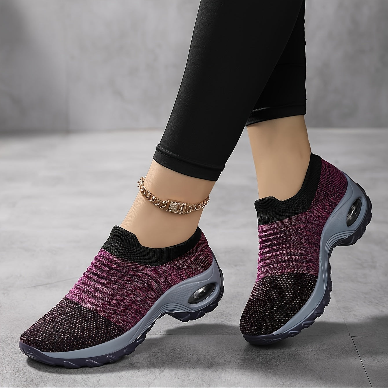 2026 New Spring And Summer Mesh Breathable, Lightweight And Comfortable Casual Shoe Covers, Women's Thick Sole Versatile One Foot Shoes, Fashionable Anti Slip Running Shoes, Board Shoes for Women, Women Shoes