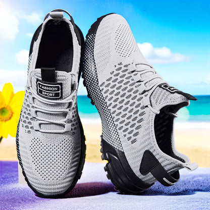 Sneakers, Double Mesh Sports Shoes, Breathable, Lightweight, Fashionable And Versatile, Suitable for Young People Who Like Sports And Trends, Daily Travel And Jogging And Fitness