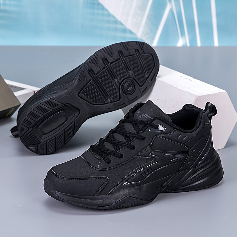 Men'S New Four-Season Sports Shoes, Thick-Soled, Height-Increasing, Lightweight, Soft Sole, Non-Slip, Breathable, Versatile Trendy Outdoor Running Shoes, Large Size Student Casual Shoes