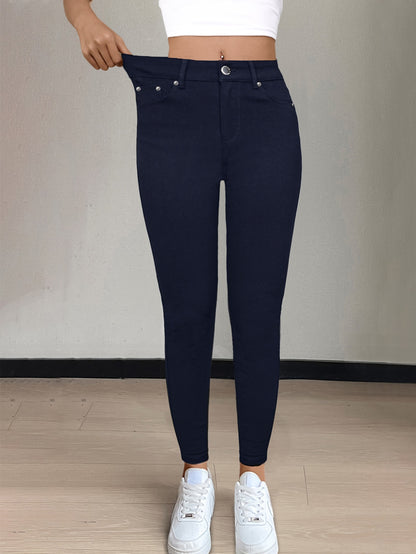 Black High-Waist Jeans - product view 5