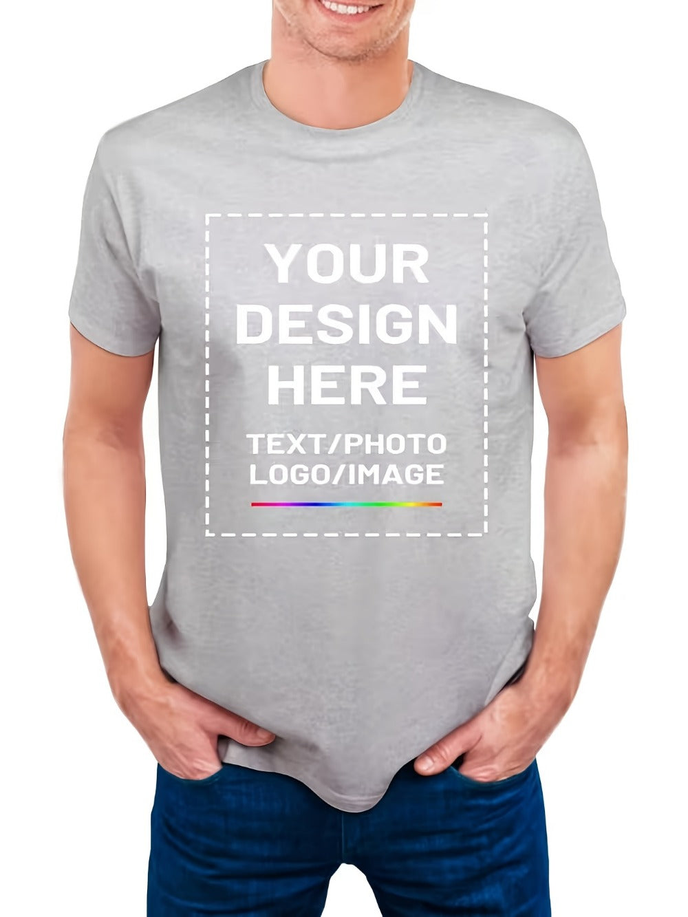 Men's Graphic T-Shirt - Round Neck Short Sleeve Streetwear Style 314085