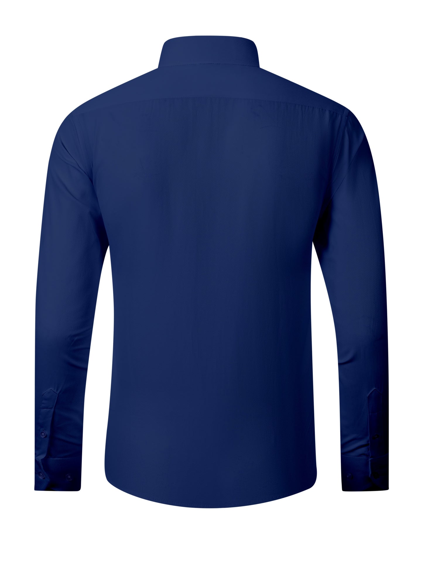 5pcs Men's Stretch Long Sleeve Dress Shirts - Solid Color Business Casual & Formal Shirts, Wrinkle-Resistant & Easy-Care, Regular Fit for Office, Wedding
