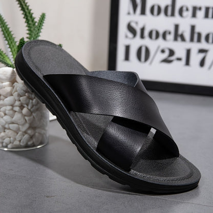 Men's Slippers - Non-Slip Sole for Beach & Water 35045 235045