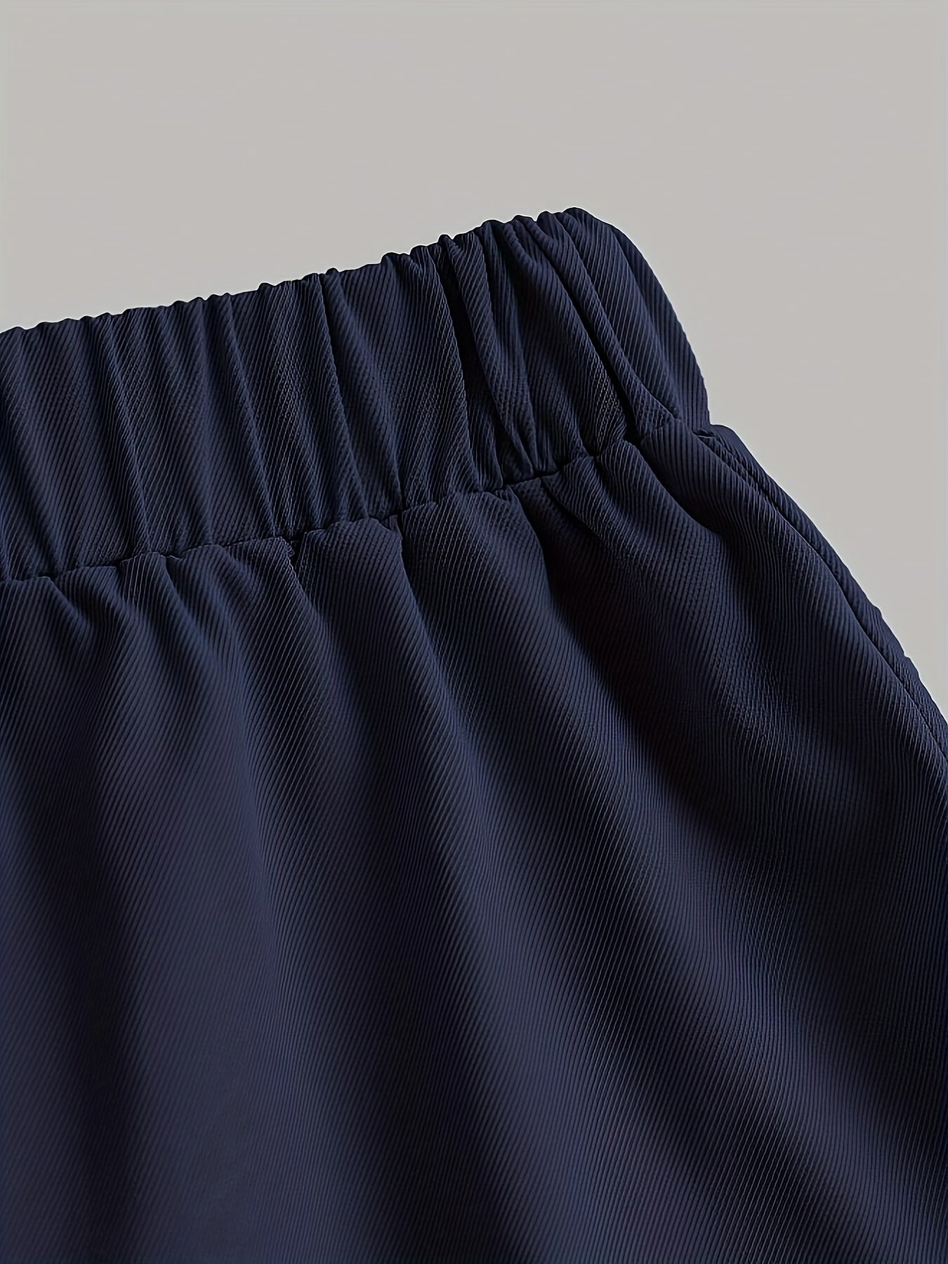 Women's Olive Polyester Short-Sleeve Pants - product view 7