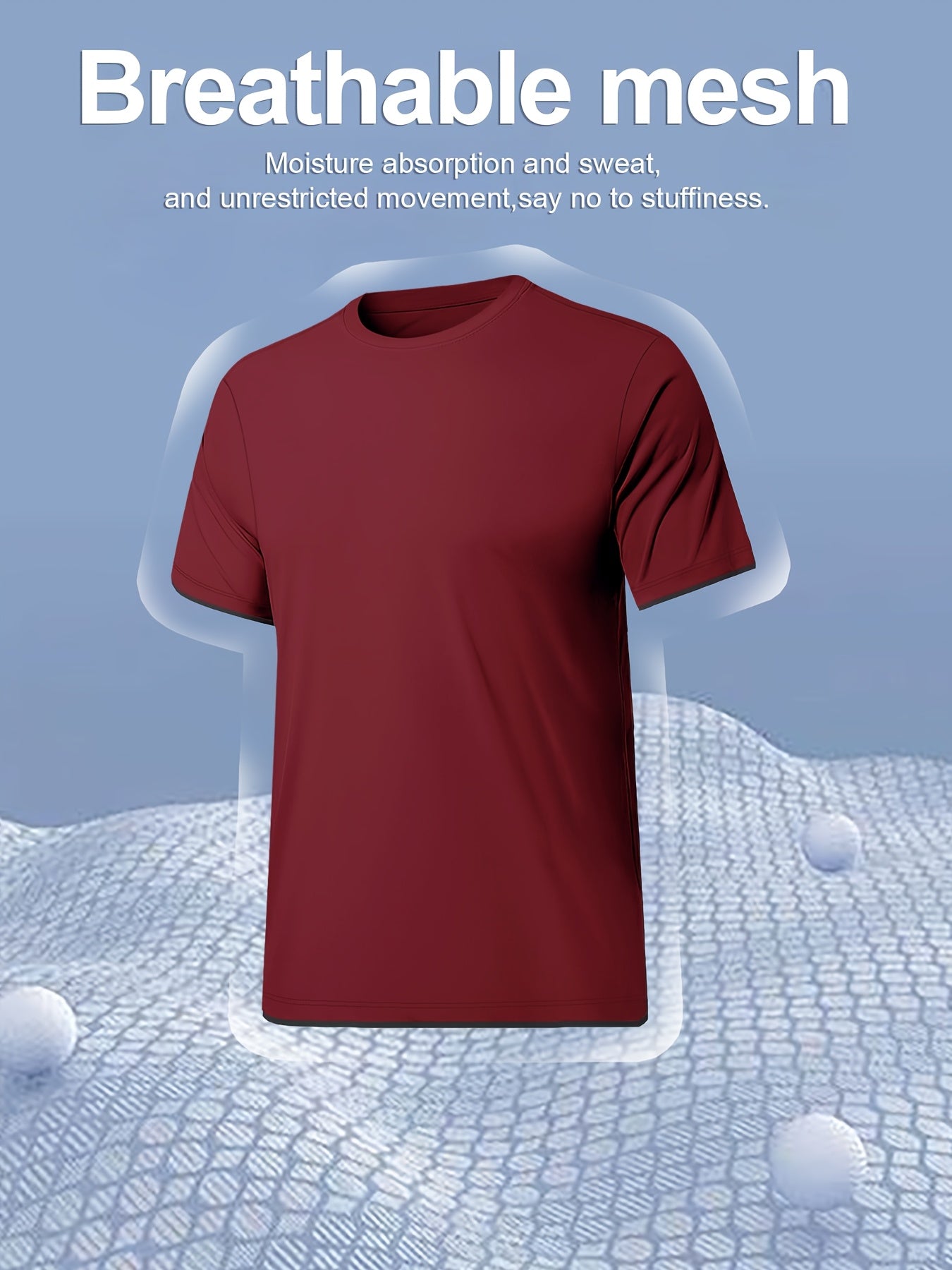 Kinglaman 12 Pack Workout Shirts for Men Short Sleeve Athletic Active Tops Quick Dry Crew Neck T Shirt for Running