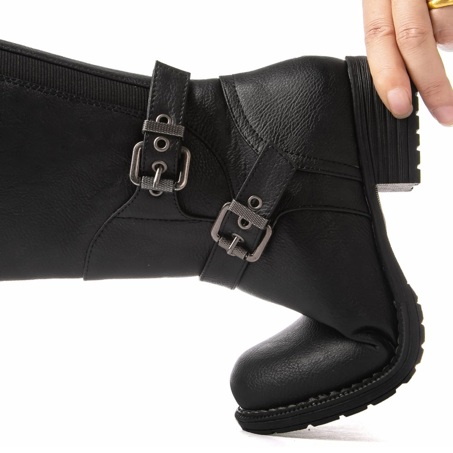 GLOBALWIN Women's Knee High Fashion Boots For Women