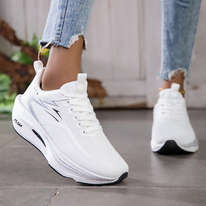 New Four Seasons Road Running Shoes for Women, Anti-Slip And Wear-Resistant Thick-Soled sneakers, Breathable And Fashionable Trendy Women'S Shoes - Suitable for Daily Travel And Outdoor Sports