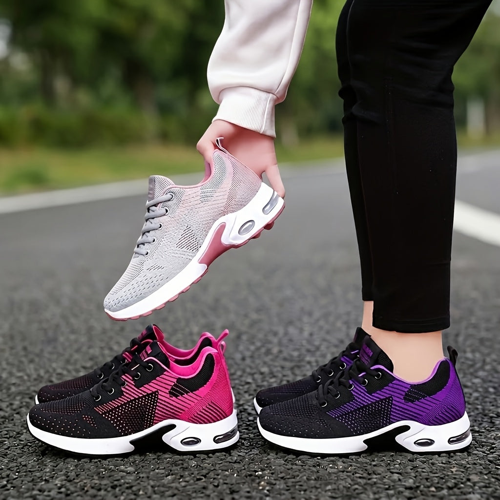 Women's Orthopedic Sports Shoes, Fashionable Walking Shoes, Lightweight Casual Shoes, Road Running Shoes, Non-slip And Breathable Tennis Shoes, Mesh Air-cushioned Sports Shoes, with Foot Support, Suitable for Running, Fitness, Office, And Casual