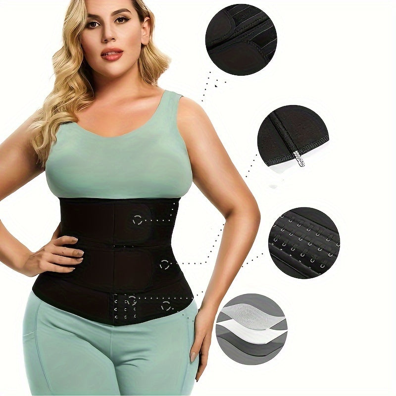 Neoprene Waist Trimmer Belt for Women Body Shaper Sauna Sweat Tummy Control Instant Flat Stomach