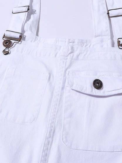 Men'S Denim Bib Overalls, Slim Fit Medium Weight Work Trousers With Adjustable Straps & Tool Pockets, Reinforced Durable Pants For Construction Gardening Mechanical Work, US Sizes S-XXXL.Slim Fit: Recommended To Take One Size Larger Than Normal.