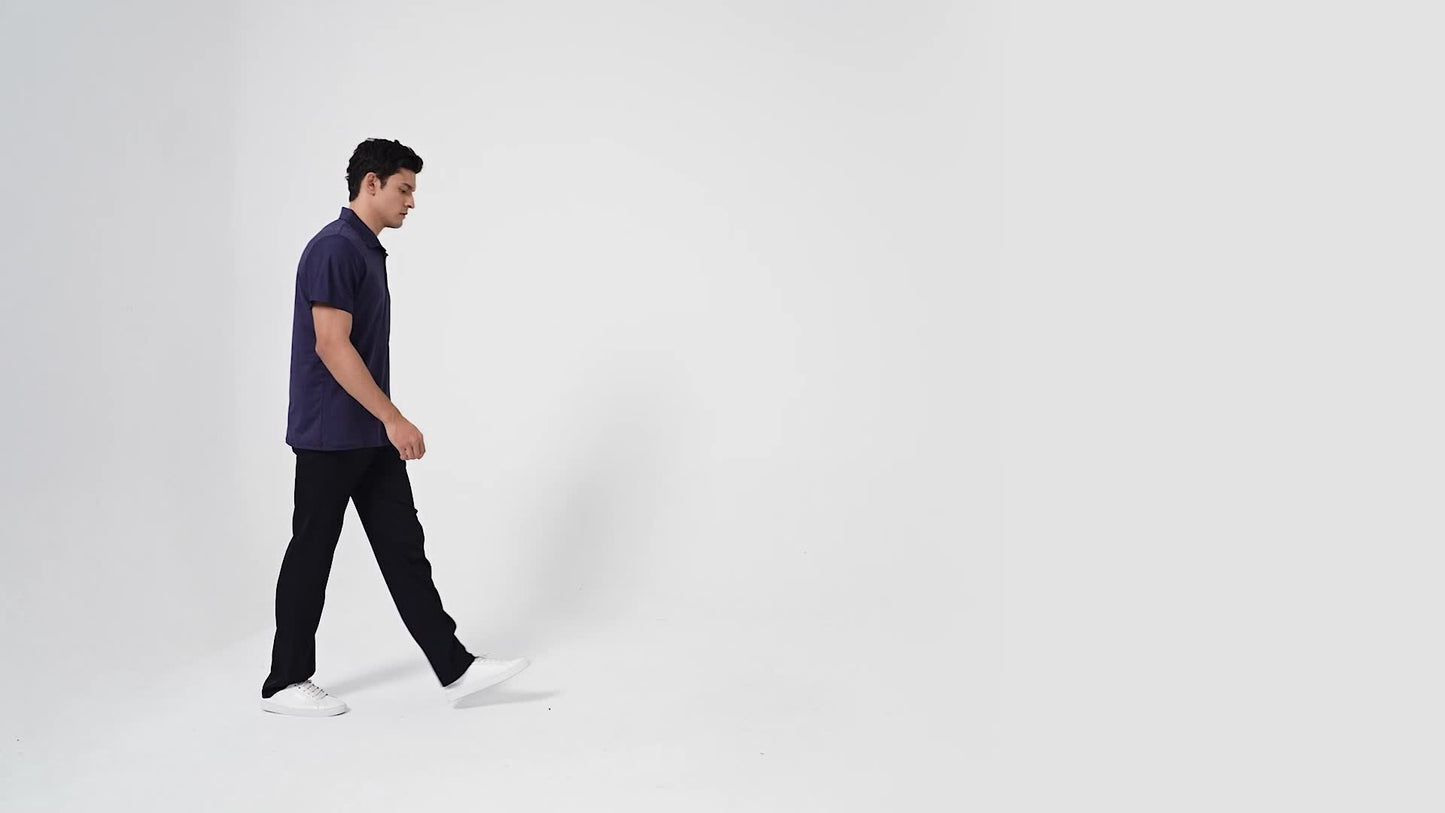 5pcs Polo Shirts for Men Performance Short Sleeve Golf Shirt Moisture Wicking Athletic Casual Collared T-Shirt