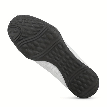 Men's High-Top Boxing Shoes - Non-Slip, Comfortable Wrestling & Training Sneakers for Indoor Sports, Black/White