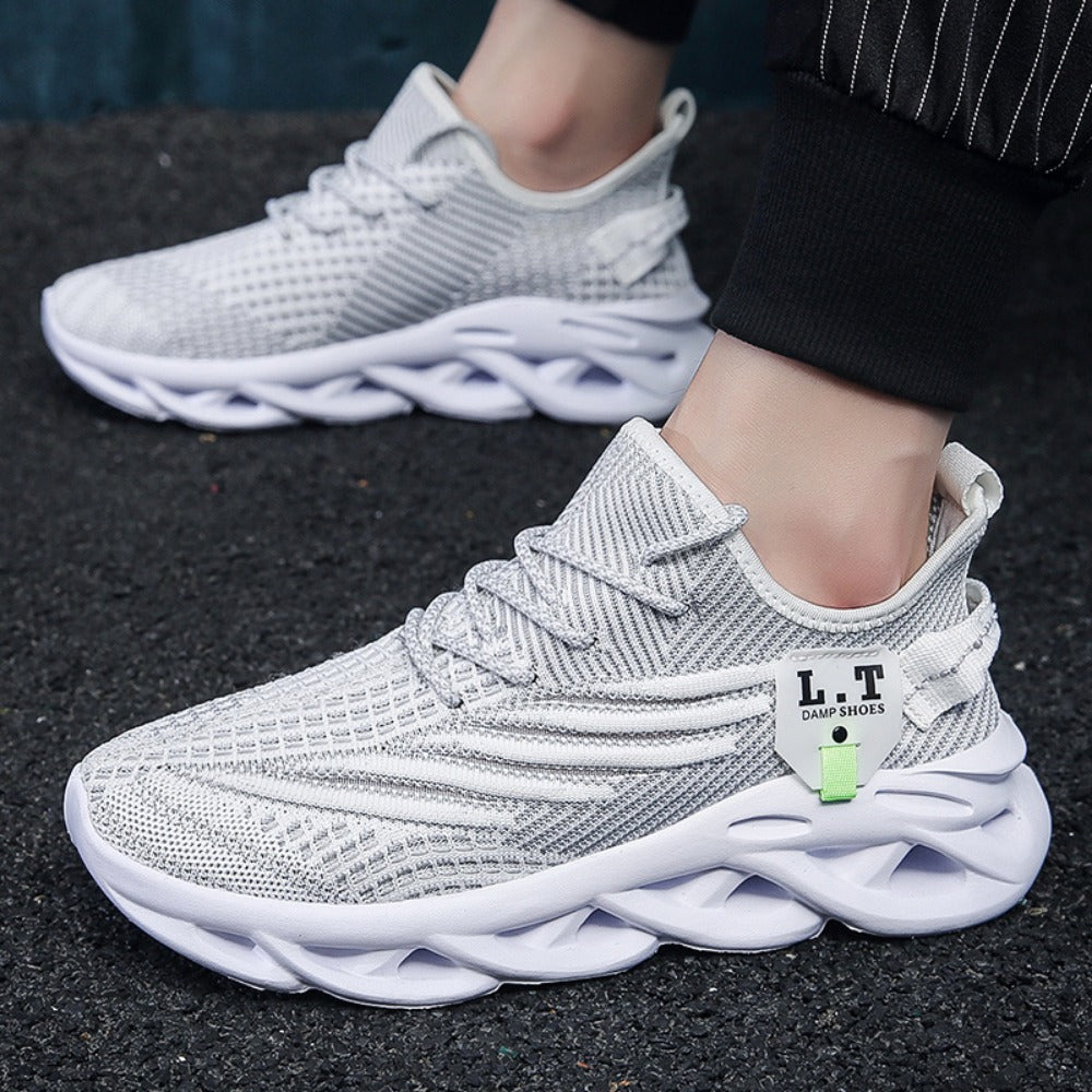 Men's Running Shoes - Breathable Mesh Cushioned Comfort for Outdoor & Travel 971749