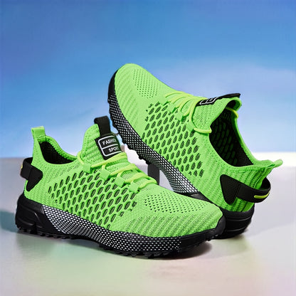 [Thick-Soled Sneakers] Men's Fashionable Thick-Soled Casual Sneakers - Non-Slip And Durable, Men's Walking Shoes - Suitable for Hiking And Outdoor Activities, Comfortable Lace-Up Design, Casual Shoes, Tennis Shoes, Perfect Choice for Spring And Autumn, Tr
