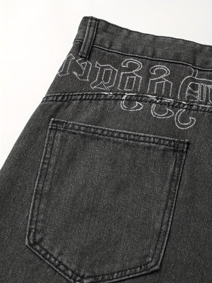 Women Hip Hop Baggy Jeans Trendy Mid-Low Waisted 90S Vintage Denim Pants Baggy Vintage Jeans Streetwear