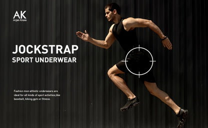6-Pack Men's Athletic Jockstraps - Breathable Gym Support Pouch